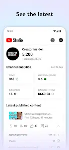 YouTube Studio 2 تطبيق YouTube Studio