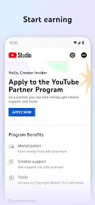 YouTube Studio 4 تطبيق YouTube Studio