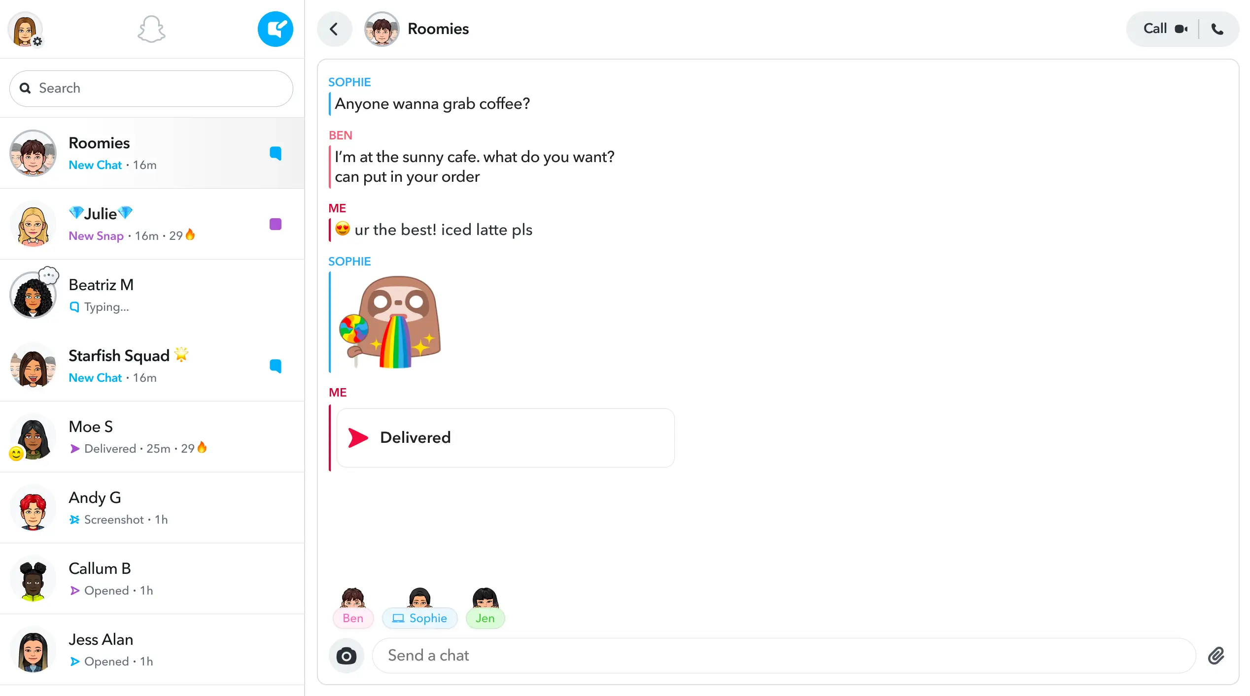 Snapchat 4 تنزيل سناب شات