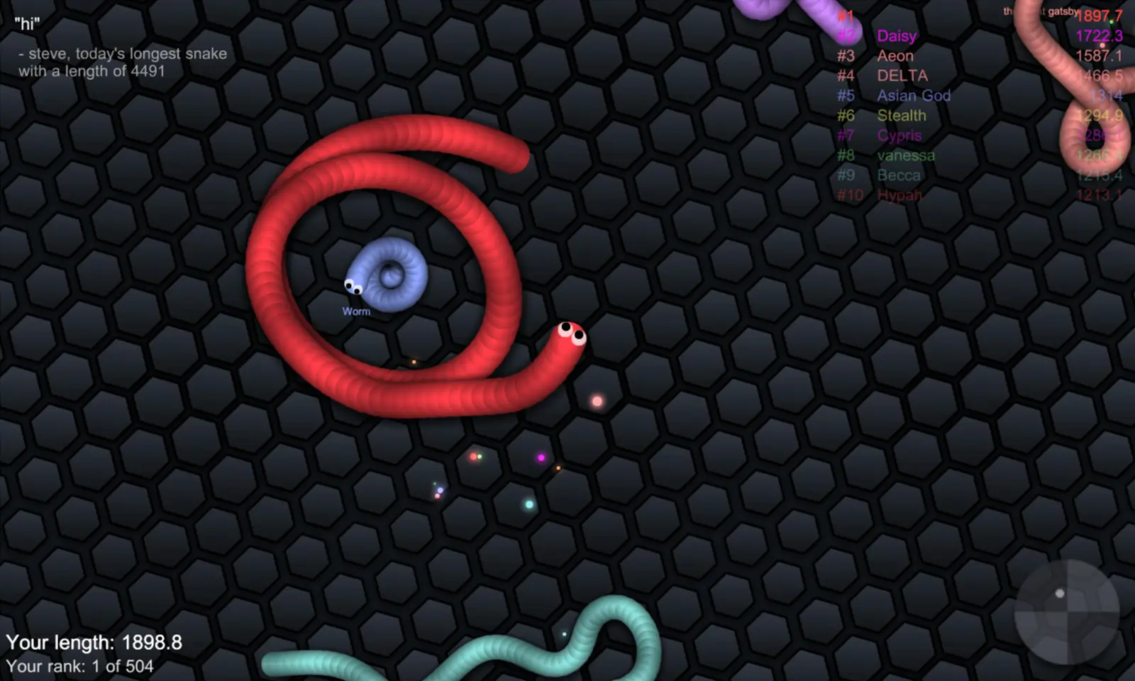 slither.io 7 تفاصيل عن لعبة slither.io