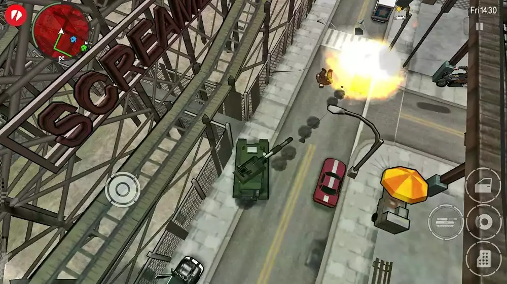 التحكم في لعبة GTA: Chinatown Wars