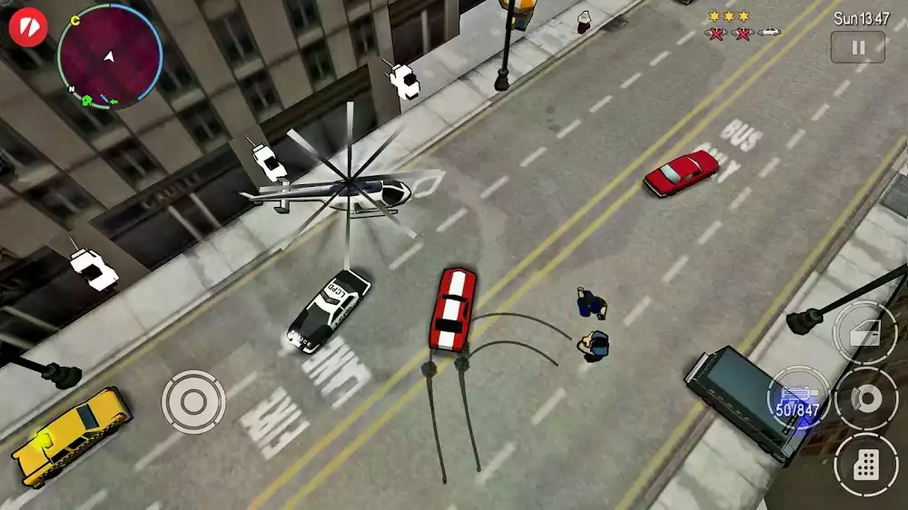 التفاعل في لعبة GTA: Chinatown Wars