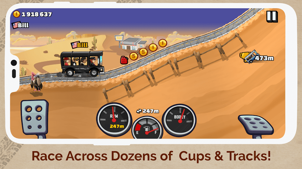 Hill Climb Racing 2 3 لمحة عن لعبة Hill Climb Racing 2