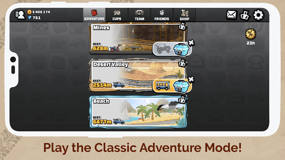 Hill Climb Racing 2 6 مركبات لعبة Hill Climb Racing 2