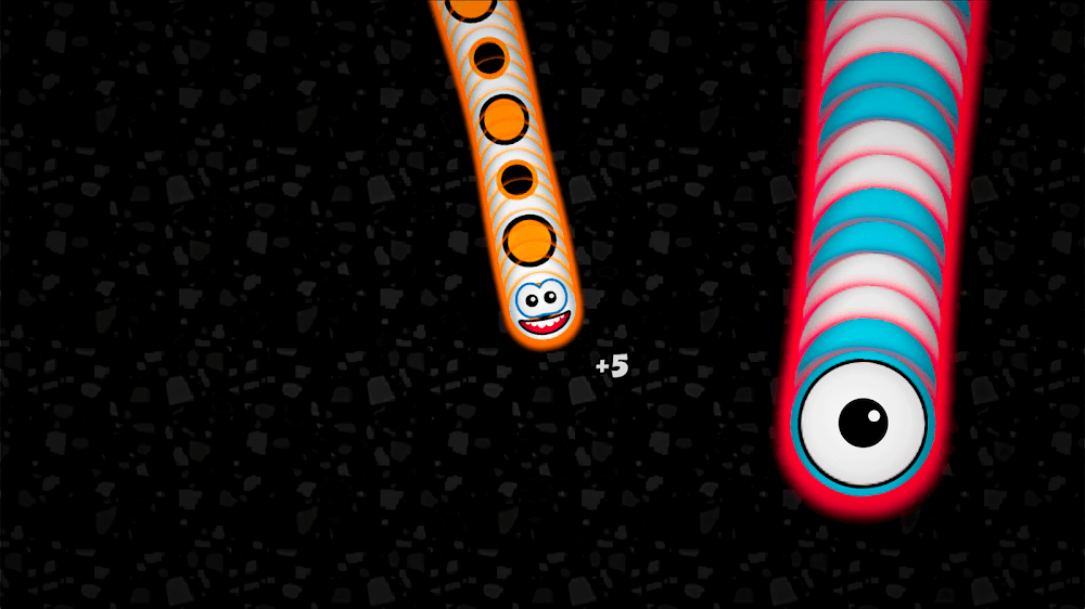 منطقة الديدان - الثعبان الجائع 5 مبارات لعبة منطقة الديدان .أي أوه - الثعبان الشره