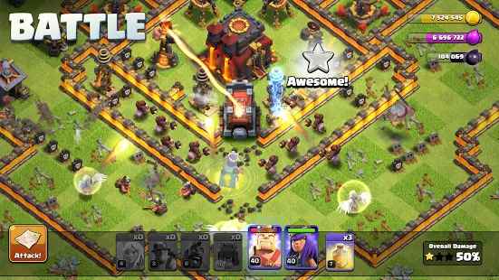 بناء القاعدة في لعبة Clash of Clans