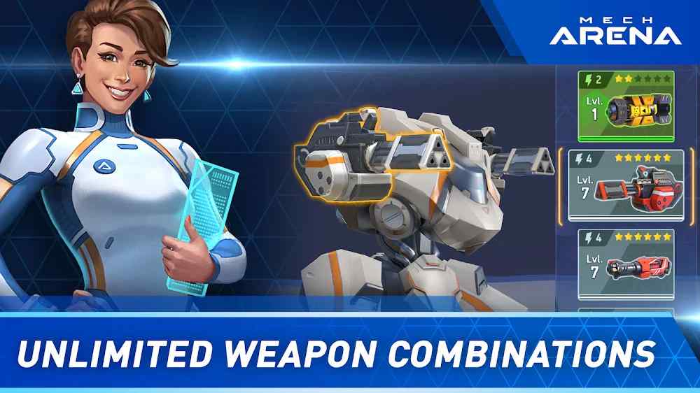 Mech Arena: Robot Showdown 4 احداث كل أسبوع في لعبة Mech Arena: Robot Showdown