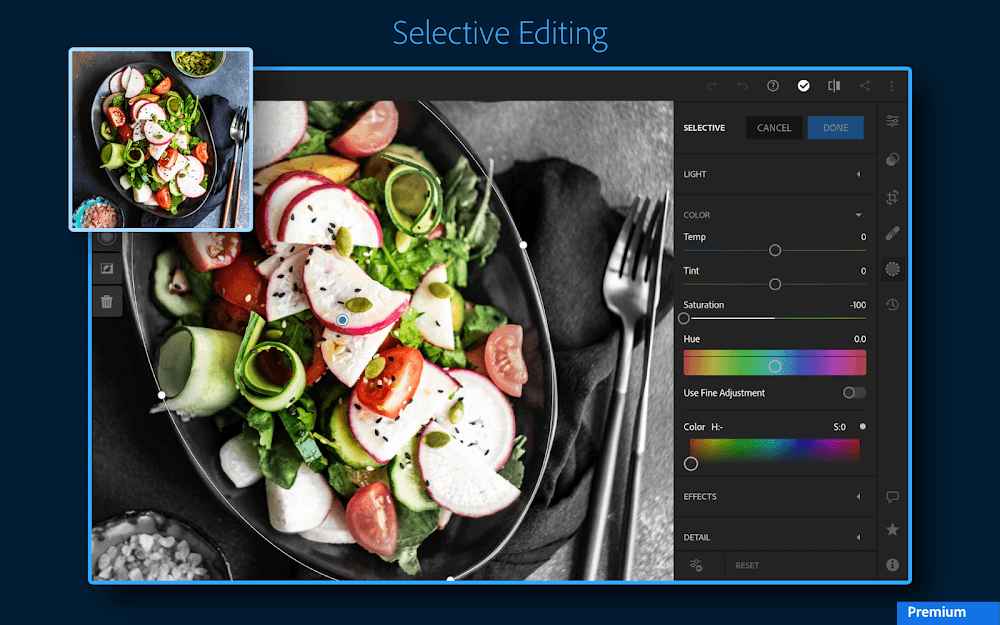 Adobe Lightroom 4 فلاتر تطبيق Adobe Lightroom