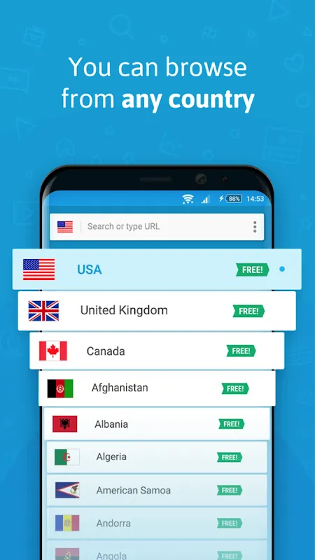 خوادم تطبيق Hola VPN