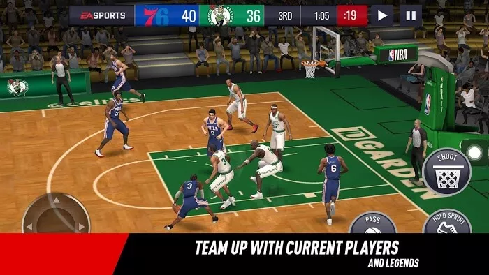 NBA LIVE Mobile Basketball 3 لمحة عن لعبة NBA LIVE Mobile Basketball