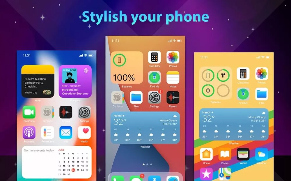 خلفيات تطبيق Phone 13 Launcher